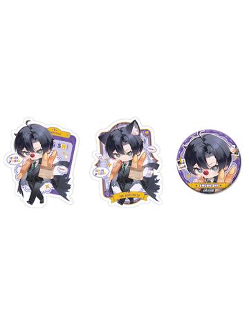 程实(手指面包款)Q版亚克力夹吧唧套组-祷言系列