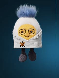 趣味水煮蛋科学家装