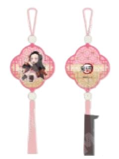 灶门祢豆子木质挂件-中国限定非遗系列