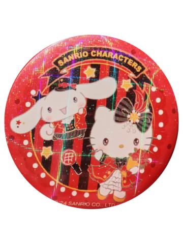 大耳狗&Hello Kitty徽章-三福三丽鸥歌剧系列