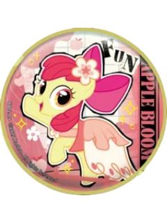 苹果丽丽徽章-霓虹甜酷