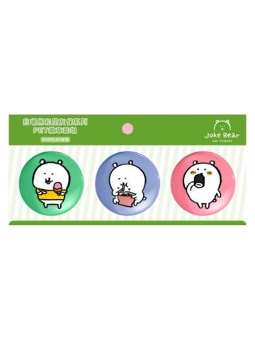 自嘲熊CPET徽章套组-自嘲熊和朋友们系列