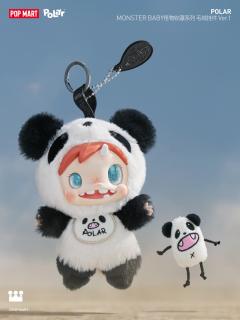 POLAR/宝拉 Monster Baby怪物收藏系列毛绒挂件Ver.1-资料图