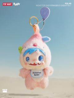 POLAR/宝拉 Monster Baby怪物收藏系列毛绒挂件Ver.1-资料图