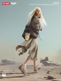 POLAR/宝拉 Monster Baby怪物收藏系列毛绒挂件Ver.1-资料图