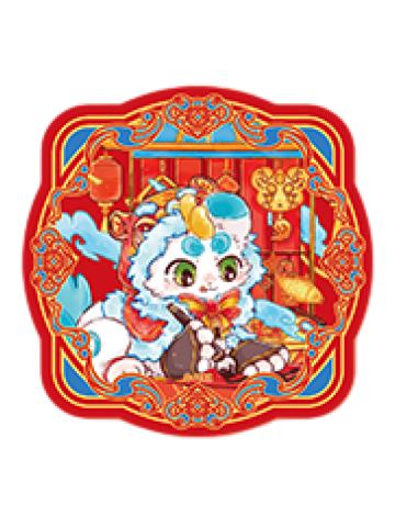 皮皮亚克力冰箱贴-灯火映岁系列