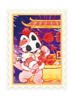 小髅贴纸-灯火映岁系列