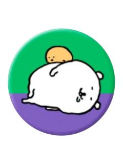 自嘲熊&薯饼APET徽章-自嘲熊和朋友们系列1654