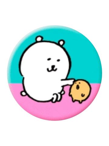 自嘲熊&薯饼BPET徽章-自嘲熊和朋友们系列