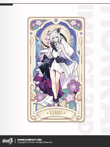 琪亚娜-夜绽芳华系列仿胶片卡