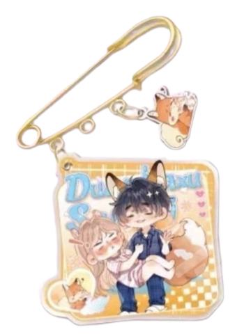 段嘉许&桑稚胸针挂件-快看八周年限定系列