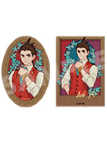 王泥喜法介徽章拍立得套组-花卉系列