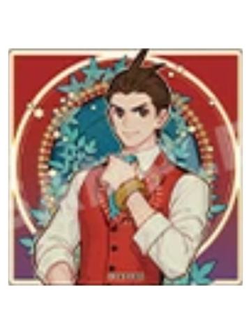 王泥喜法介亚克力杯垫-花卉系列