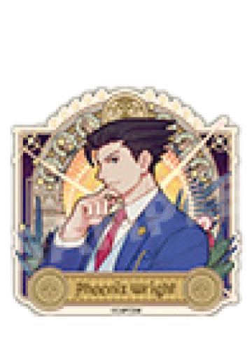 成步堂龙一亚克力徽章-花卉系列