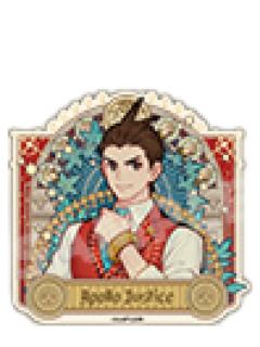 王泥喜法介亚克力徽章-花卉系列