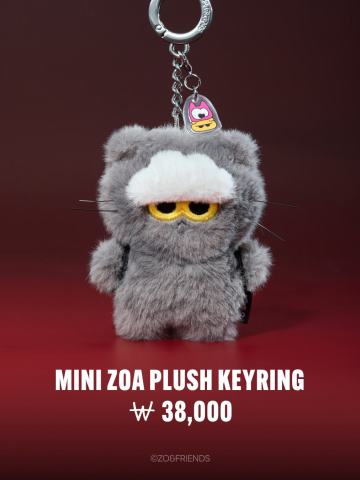 zoa冬季快闪玩偶挂件