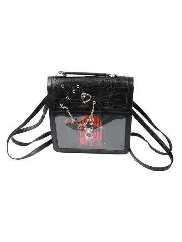 TSUKI夜巡系列双肩皮包