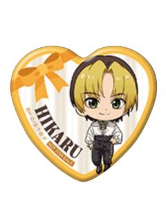 进藤光10连赠品马口铁心形徽章-2025塔矢亮生日系列