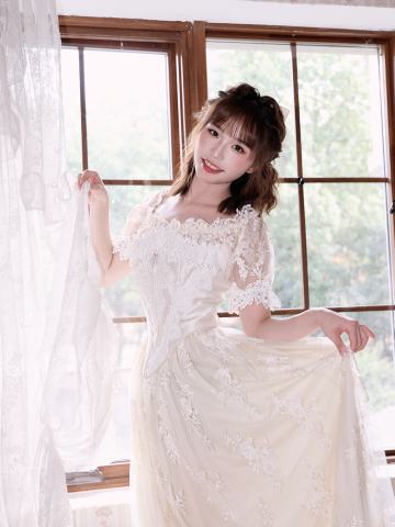 王安妮 纱裙映光