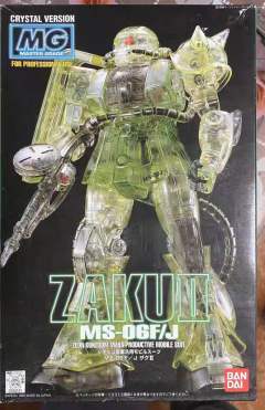 MG MS-06F/J 扎古Ⅱ 水晶版 彩色透明-资料图