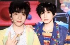 肆意少年见面会家族款双人小卡 奕恒浚铭