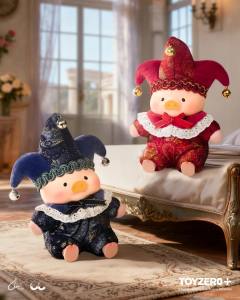 LuLu 猪「缘分天使」系列胶脸毛绒挂件-资料图