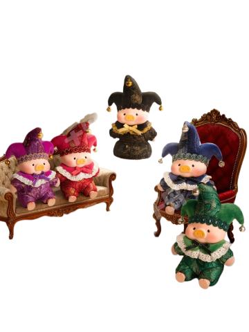 LuLu 猪「缘分天使」系列胶脸毛绒挂件