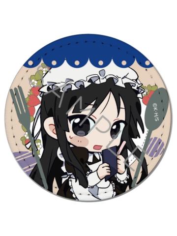 秋山澪Q版皮革徽章-chipokke系列