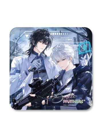 时洛&余邃方形徽章-并肩作战系列