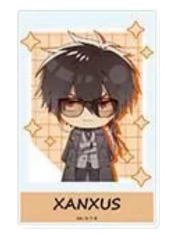 XANXUS亚克力卡-Seasonal Plants眼镜系列