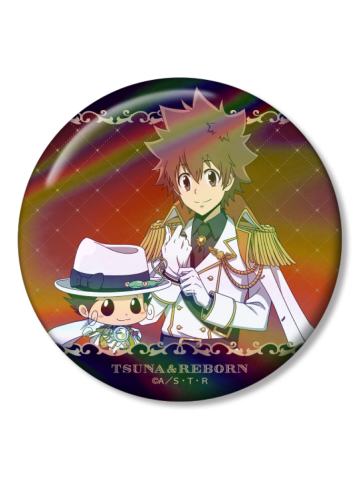 泽田纲吉&里包恩75mm徽章-Ani-Art白衣装Ver.