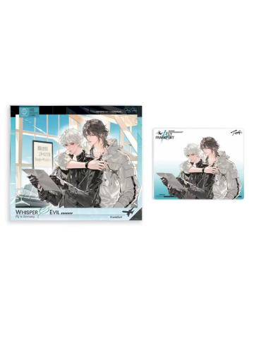 时洛&余邃鎏银色纸透卡套组-暧昧代签系列