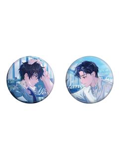 喻繁&陈景深马口铁徽章套组-天台系列