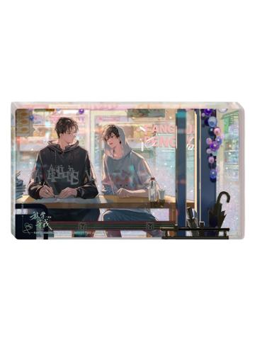 喻繁&陈景深亚克力流沙摆件-便利店系列