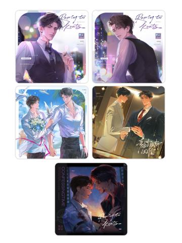 陈挽&赵声阁纸杯垫套组-半点心综合系列