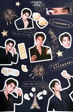 欧莱雅代言贴纸 ver.B