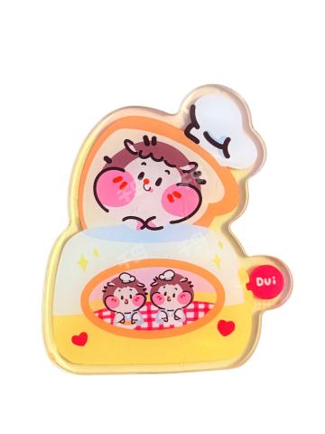 面包机堆冰箱贴