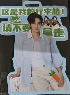 彩棠代言行李牌