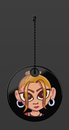 快闪卡通钥匙扣 贝