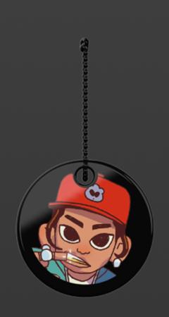 快闪卡通钥匙扣 泰山