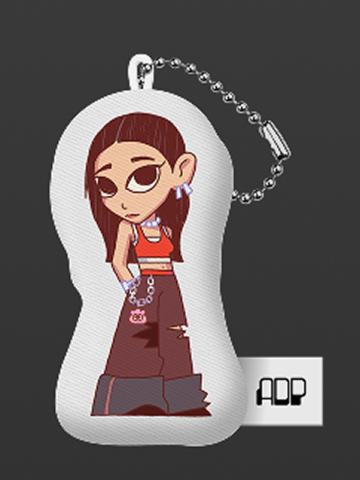 快闪软钥匙扣 妮