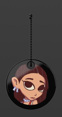 快闪卡通钥匙扣 妮