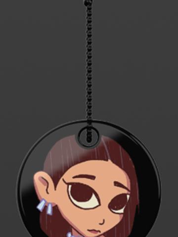 快闪卡通钥匙扣 妮