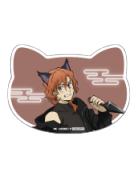 中原中也猫形特典卡-猫耳忍灯衣装