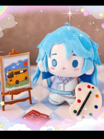 水帝毛绒挂件-默水玲珑娃娃包挂