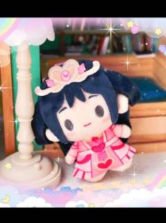 丽公主毛绒挂件-默水玲珑娃娃包挂