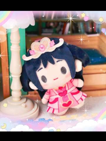 丽公主毛绒挂件-默水玲珑娃娃包挂