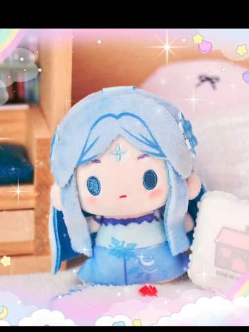 冰帝毛绒挂件-默水玲珑娃娃包挂