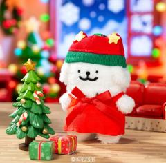 圣诞毛绒挂件马尔济斯-资料图