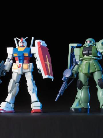 HGUC 钢普拉入门套装 Vol.1 高达+扎古